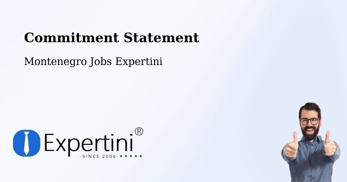 Corporate Commitment – Mojanovići - Montenegro Jobs Expertini